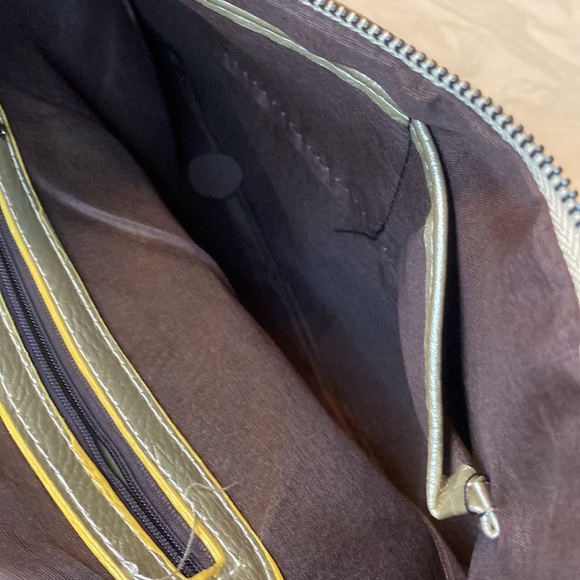 Oversized gold colour wristlet. Perfect for the holiday season. Used once. - Picture 3 of 3